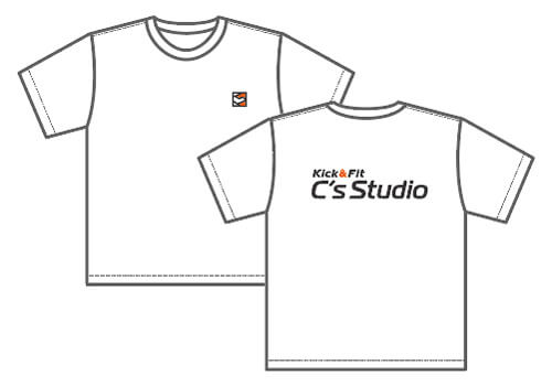 Tシャツ 白 (S/M/L)：イメージ画像